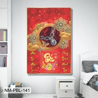 Lịch Tết Tranh Tráng Gương Treo Tường Phát Tài Phát Lộc