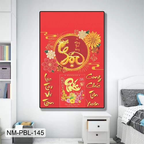 Lịch Tết Tranh Tráng Gương Treo Tường An Khang Thịnh Vượng 2024