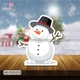 Standee Trang Trí Noel Người Tuyết Dễ Thương