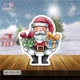 Standee trang trí Noel ông già Noel tặng quà mẫu 1