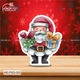 Standee trang trí Noel ông già Noel tặng quà mẫu 1