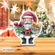 Standee trang trí Noel ông già Noel tặng quà mẫu 1