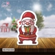 Standee trang trí Noel ông già Noel tặng quà mẫu 3