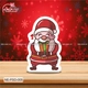 Standee trang trí Noel ông già Noel tặng quà mẫu 3