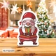 Standee trang trí Noel ông già Noel tặng quà mẫu 3