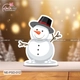 Standee Trang Trí Noel Người Tuyết Dễ Thương