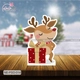 Standee Trang Trí Noel Tuần Lộc Tặng Quà Mẫu 1