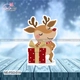 Standee Trang Trí Noel Tuần Lộc Tặng Quà Mẫu 1