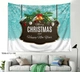 Tranh Vải Treo Tường Trang Trí Hình Bảng Gỗ Noel
