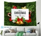Tranh Vải Treo Tường Trang Trí Noel Merry Christmas & Happy New Year Mẫu 4
