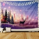 Tranh Vải Treo Tường Trang Trí Noel Happy Holidays