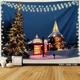 Tranh Vải Treo Tường Trang Trí Noel Ngôi Nhà Trong Tuyết Mẫu 7