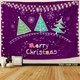 Tranh Vải Treo Tường Trang Trí Noel Merry Christmas Mẫu 4