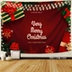 Tranh Vải Treo Tường Trang Trí Noel Merry Christmas & Happy New Year Mẫu 8