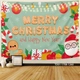 Tranh Vải Treo Tường Trang Trí Noel Merry Christmas & Happy New Year Mẫu 10