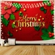 Tranh Vải Treo Tường Trang Trí Noel Merry Christmas Mẫu 4