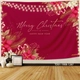 Tranh Vải Treo Tường Trang Trí Noel Merry Christmas & Happy New Year Mẫu 19