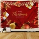 Tranh Vải Treo Tường Trang Trí Noel Merry Christmas & Happy New Year Mẫu 21