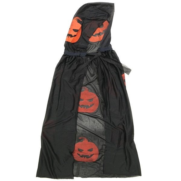 Áo choàng hóa trang halloween bí ngô 031 Size 120cm