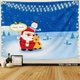 Tranh Vải Treo Tường Trang Trí Noel Merry Xmas