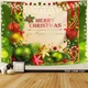 Tranh Vải Treo Tường Trang Trí Noel Merry Christmas & Happy New Year Mẫu 28