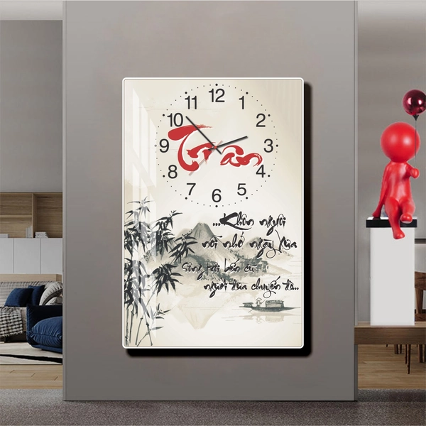 Tranh Đồng Hồ Thư Pháp Tri Ân Tặng Ngày Nhà Giáo Việt Nam 20-11