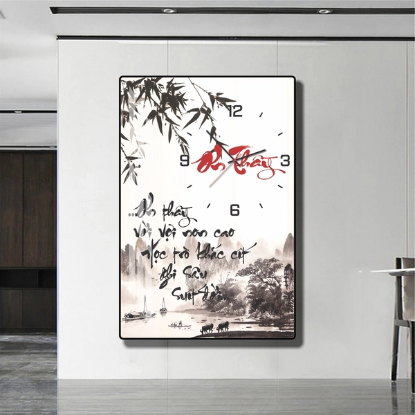 Tranh Đồng Hồ Thư Pháp Ơn Thầy Tặng Ngày Nhà Giáo Việt Nam 20-11