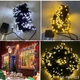 Dây đèn LED kim cương 35-37m nháy nhiều chế độ mẫu 023