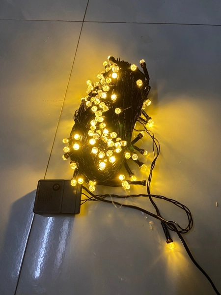 Dây đèn LED kim cương 35-37m nháy nhiều chế độ mẫu 023