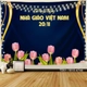 Tranh Vải Treo Tường Mừng Ngày Nhà Giáo Việt Nam 20/11