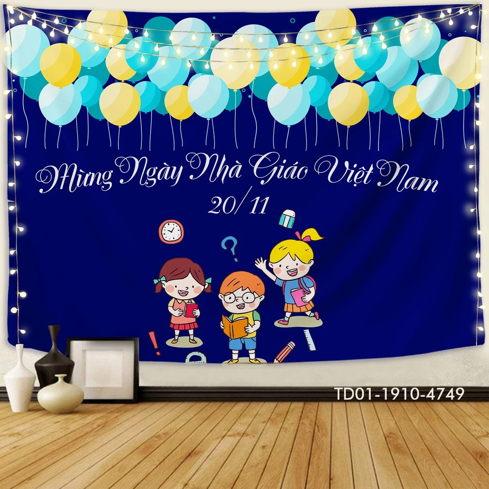 Tranh Vải Treo Tường Mừng Ngày Nhà Giáo Việt Nam 20/11