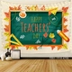 Tranh vải treo tường happy teacher day