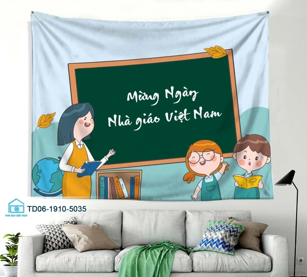 Tranh Vải Treo Tường Mừng Ngày Nhà Giáo Việt Nam 20/11