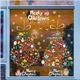 Decal tĩnh điện 2 mặt trang trí noel Cây Thông Sắc Màu