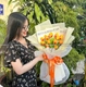 Bó hoa tulip 15 bông rực rỡ