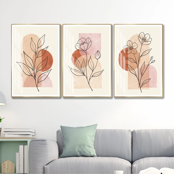 Tranh treo tường nghệ thuật tối giản đương đại mẫu 938