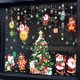 Combo Decal Trang Trí Noel 2 Mặt Tĩnh Điện ông già noel và những người bạn 4