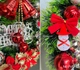 Vòng nguyệt quế trang trí Noel Merry Christmas 15 - 30cm