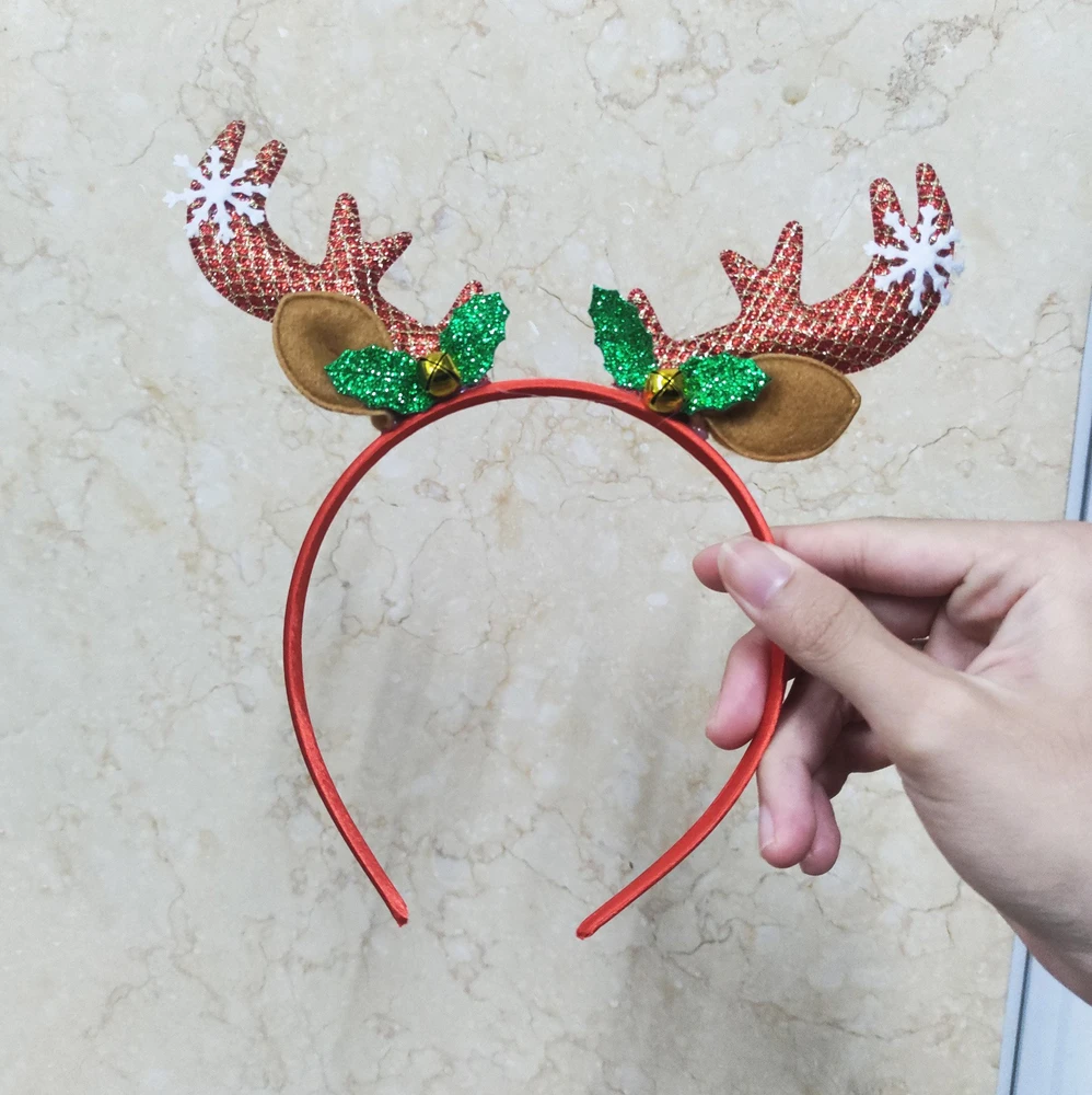 Băng đô cài tóc sừng tuần lộc mẫu 026