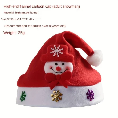 Nón noel nhung đỏ trắng mẫu 027