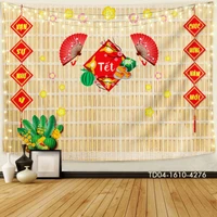 Tranh vải treo tường trang trí tết chúc mừng năm mới