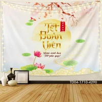 Tranh vải treo tường trang trí tết đoàn viên