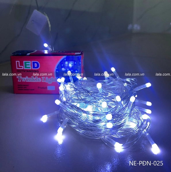 Dây đèn LED 10m siêu sáng có mối nối nháy nhiều chế độ mẫu 025