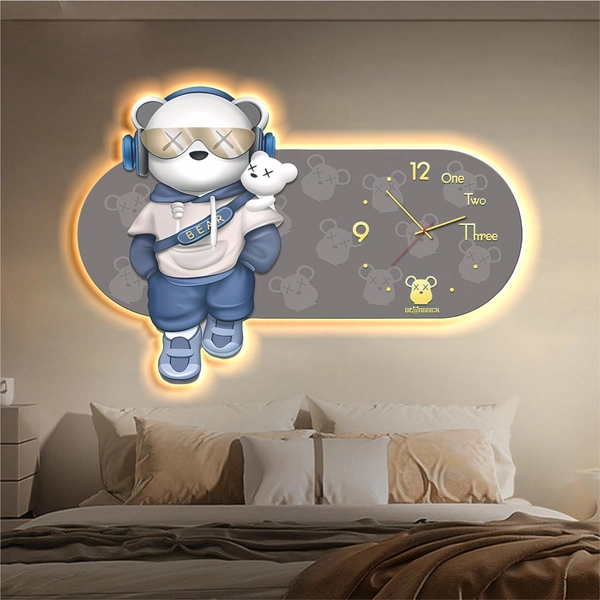 Tranh đèn tráng gương phòng khách hiện đại mẫu 251