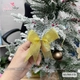 Set 6 nơ vàng trang trí cây thông noel