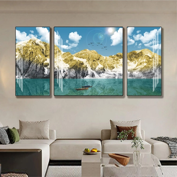 Tranh Treo Tường Phong Cảnh Núi Non Sông Nước Yên Bình