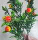 Cành cam có lá phụ kiện trang trí tiểu cảnh tết mẫu 1371