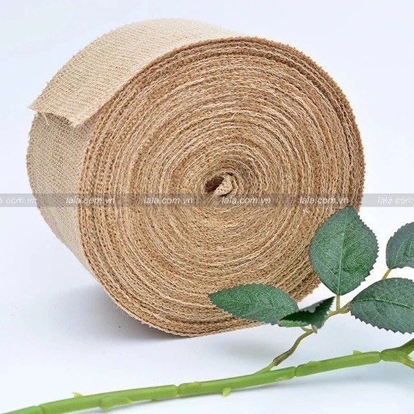 Ruy Băng Vải bố Trơn cuộn 10m làm phụ kiện trang trí