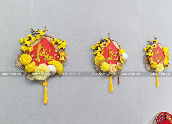 Combo 3 mẹt Phúc Lộc Thọ trang trí tết