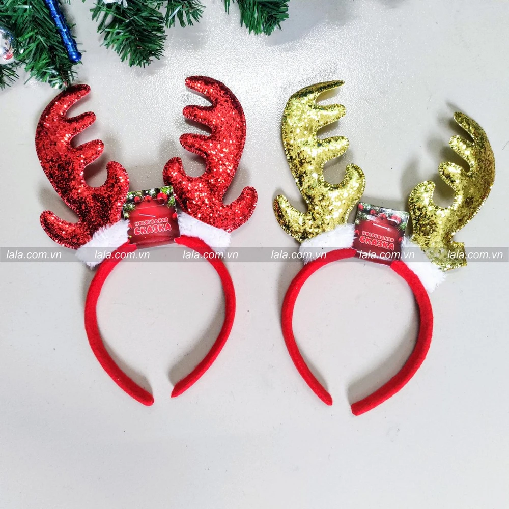 Băng đô tuần lộc ông già noel phụ kiện giáng sinh mẫu 031
